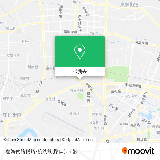 慈海南路辅路/杭沈线(路口)地图