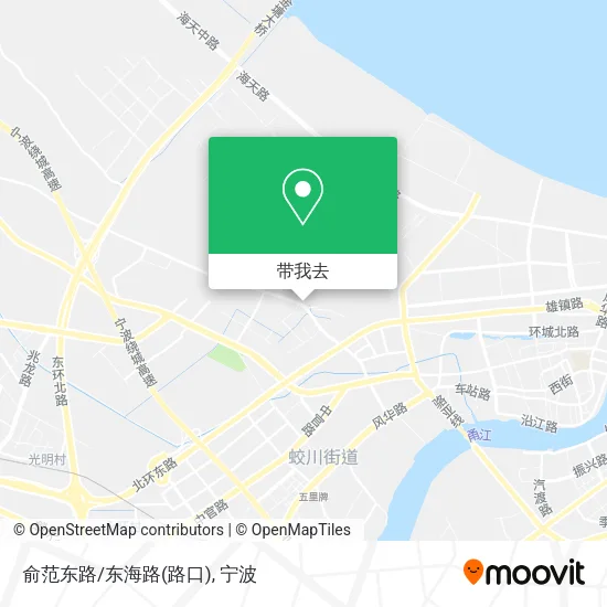 俞范东路/东海路(路口)地图