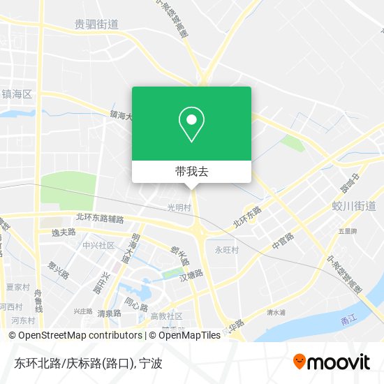 东环北路/庆标路(路口)地图