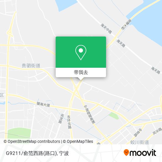 G9211/俞范西路(路口)地图