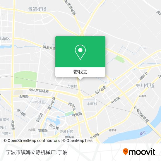 宁波市镇海立静机械厂地图