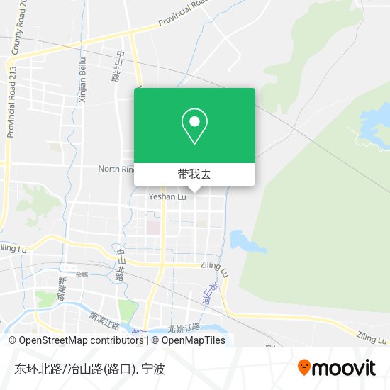 东环北路/冶山路(路口)地图