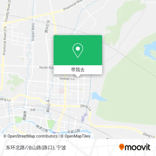 东环北路/冶山路(路口)地图
