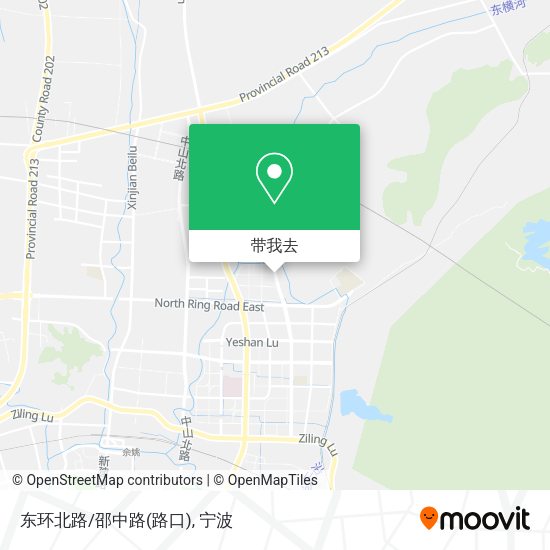东环北路/邵中路(路口)地图