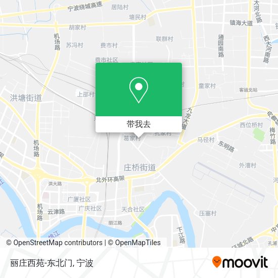丽庄西苑-东北门地图