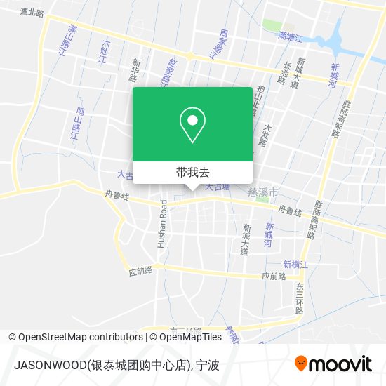 JASONWOOD(银泰城团购中心店)地图