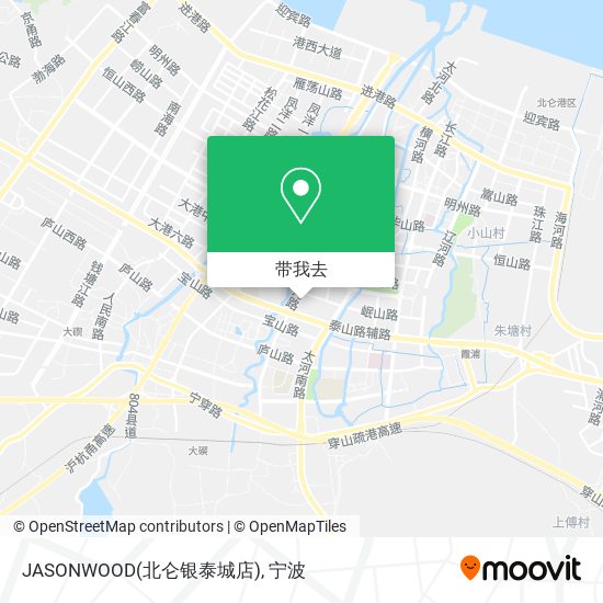 JASONWOOD(北仑银泰城店)地图
