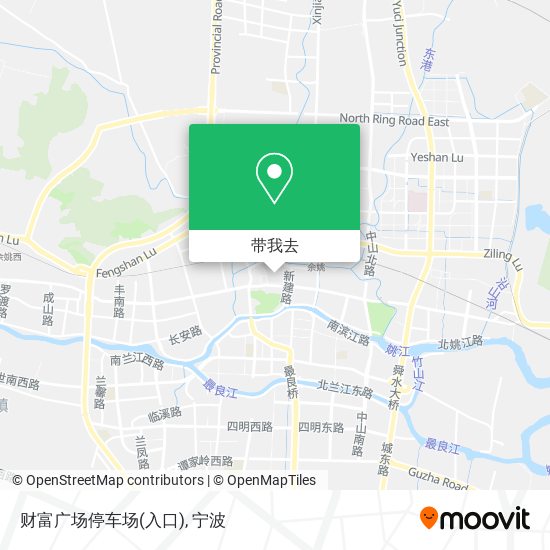 财富广场停车场(入口)地图