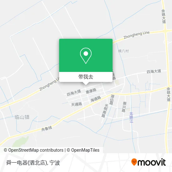 舜一电器(泗北店)地图