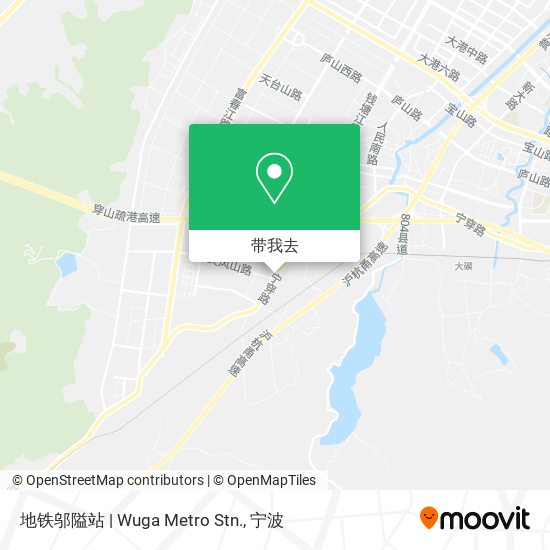 地铁邬隘站 | Wuga Metro Stn.地图