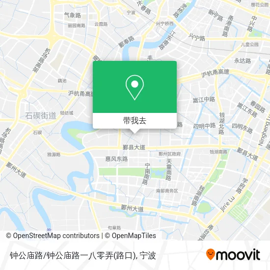 钟公庙路/钟公庙路一八零弄(路口)地图