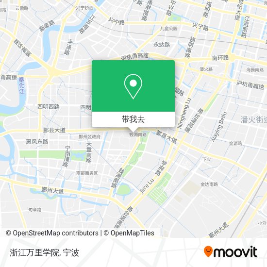 浙江万里学院地图