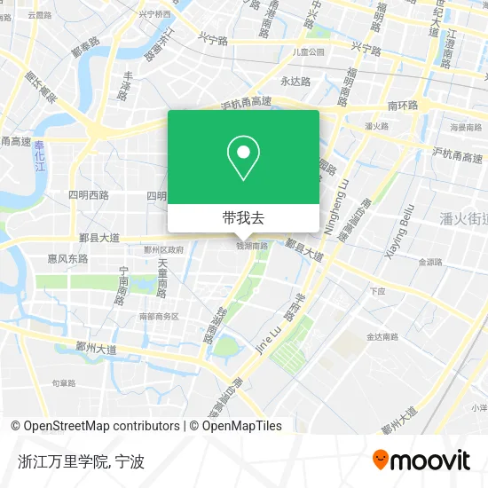 浙江万里学院地图