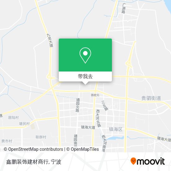 鑫鹏装饰建材商行地图