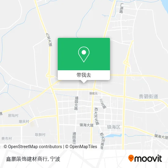 鑫鹏装饰建材商行地图