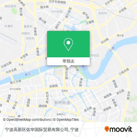 宁波高新区佑华国际贸易有限公司地图