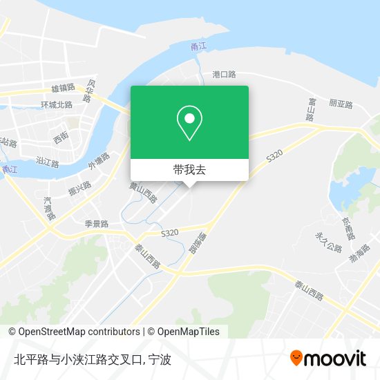 北平路与小浃江路交叉口地图