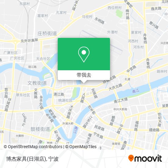 博杰家具(日湖店)地图