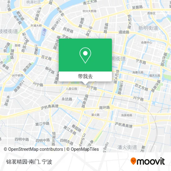 锦茗晴园-南门地图