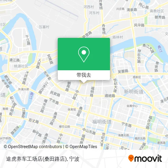 途虎养车工场店(桑田路店)地图