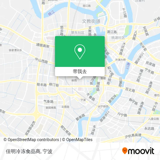 佳明冷冻食品商地图