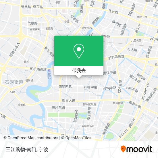 三江购物-南门地图