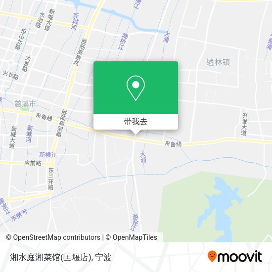 湘水庭湘菜馆(匡堰店)地图
