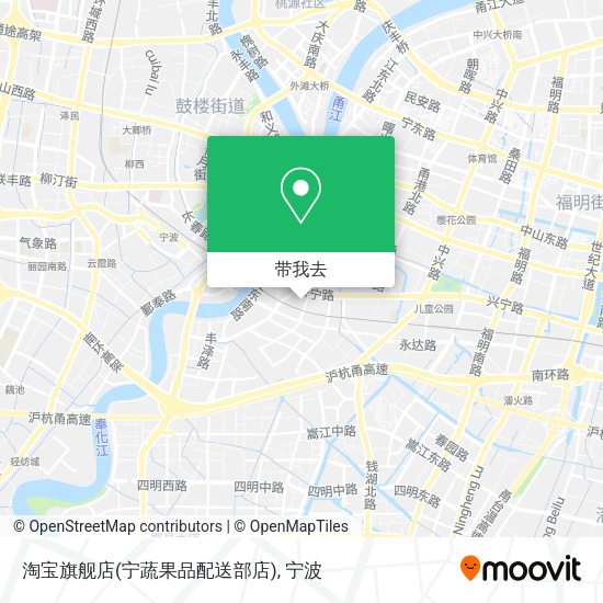 淘宝旗舰店(宁蔬果品配送部店)地图