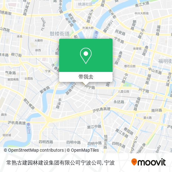 常熟古建园林建设集团有限公司宁波公司地图