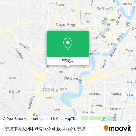 宁波市金太阳印刷有限公司(段塘西路)地图
