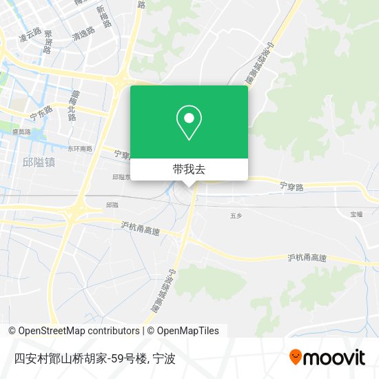 四安村鄮山桥胡家-59号楼地图