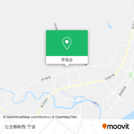 公交瞻岐西地图