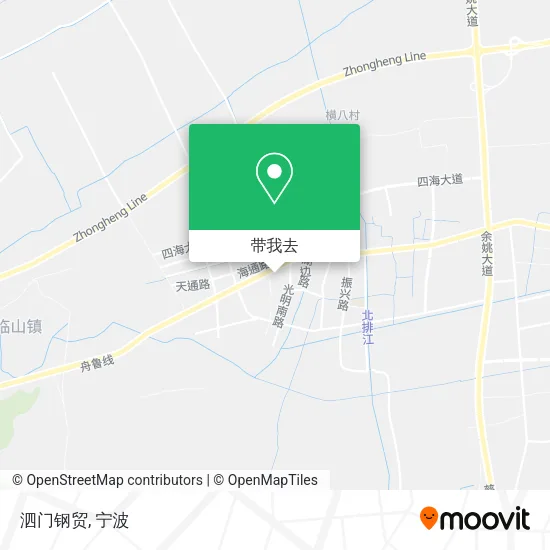 泗门钢贸地图