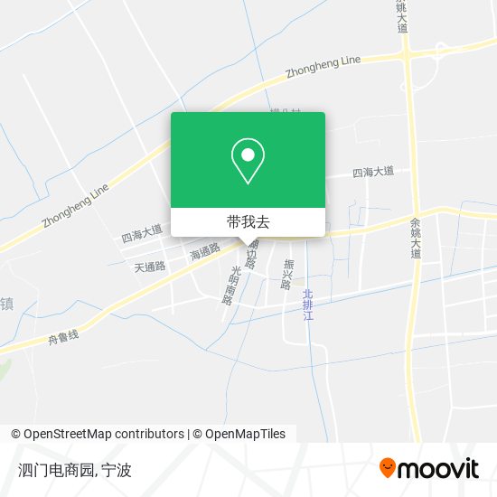 泗门电商园地图