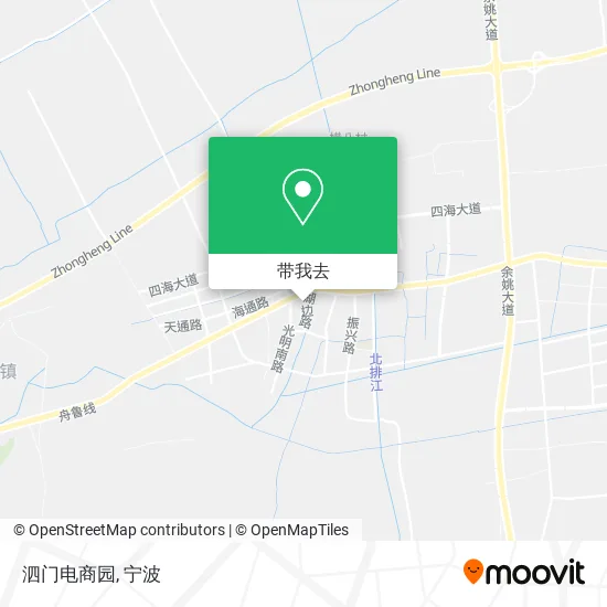 泗门电商园地图