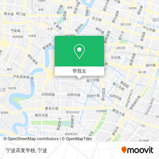 宁波高复学校地图
