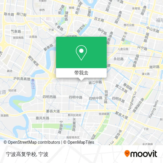宁波高复学校地图
