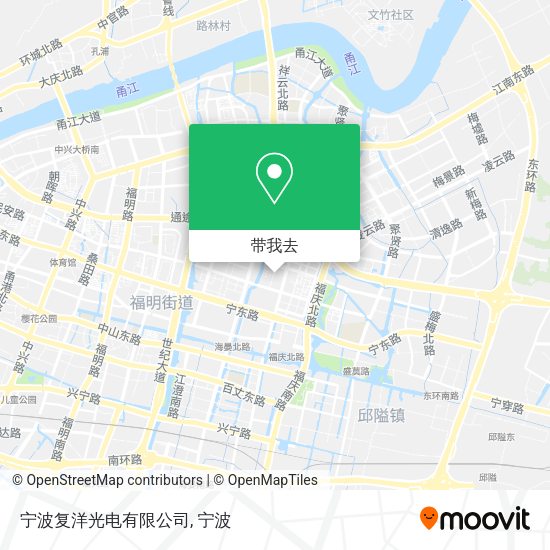 宁波复洋光电有限公司地图