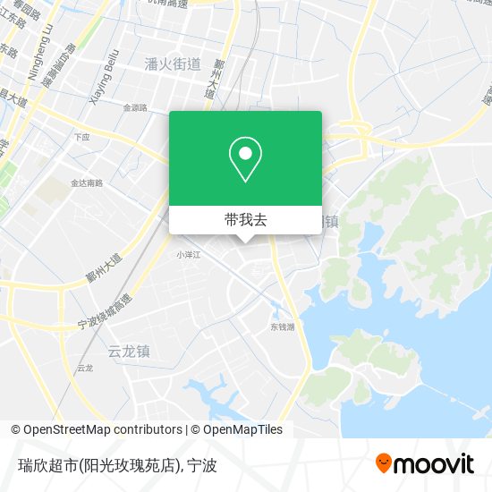 瑞欣超市(阳光玫瑰苑店)地图