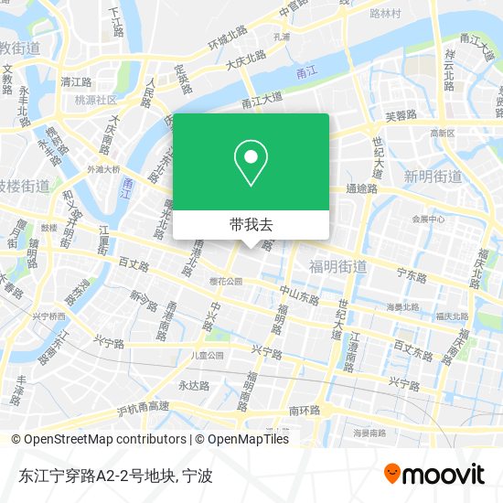 东江宁穿路A2-2号地块地图