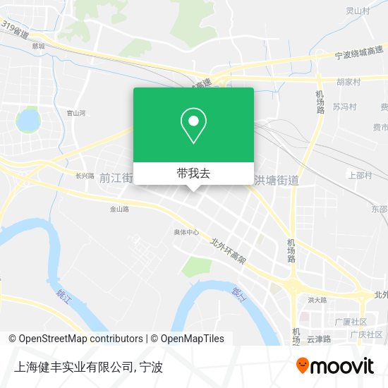 上海健丰实业有限公司地图