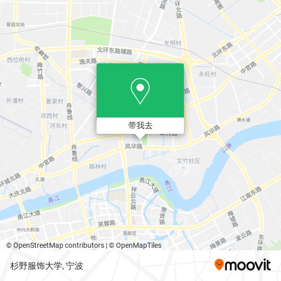 杉野服饰大学地图