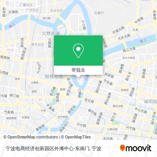 宁波电商经济创新园区外滩中心-东南门地图