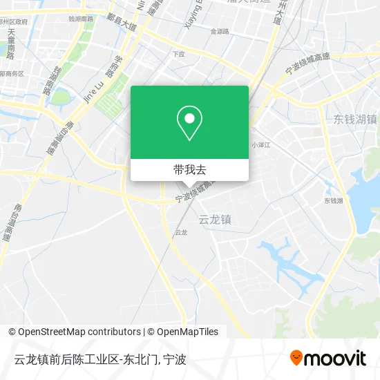云龙镇前后陈工业区-东北门地图