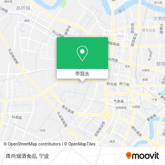 甬尚烟酒食品地图