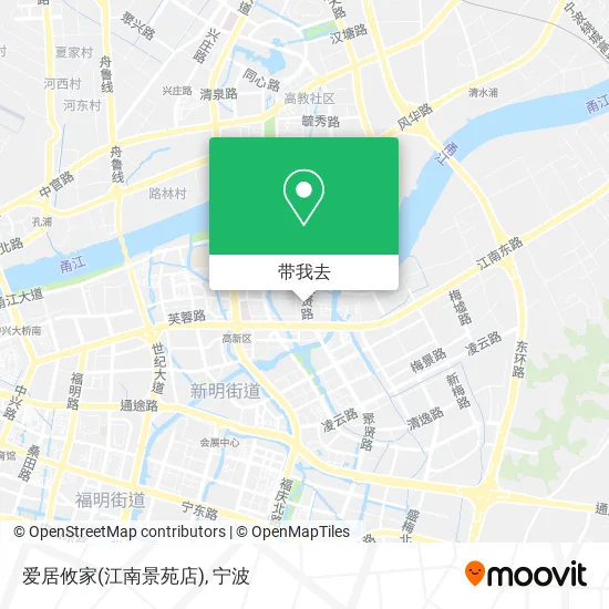 爱居攸家(江南景苑店)地图