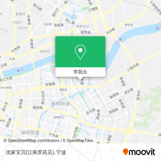 优家宝贝(江南景苑店)地图