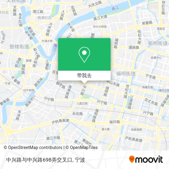 中兴路与中兴路698弄交叉口地图