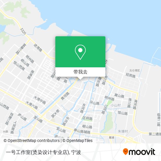 一号工作室(烫染设计专业店)地图