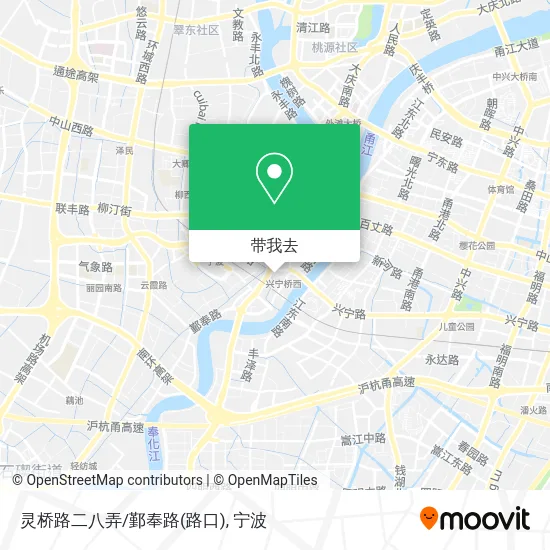 灵桥路二八弄/鄞奉路(路口)地图